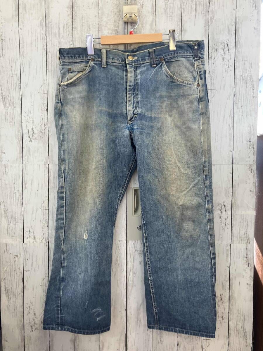Lee リー サイド黒タグ 状態考慮 脇割 60 s 70 推定101 Z リペア ジッパー引き手欠損 W 38 ボタン裏刻印20 シミ ダメージ 裾上げ済