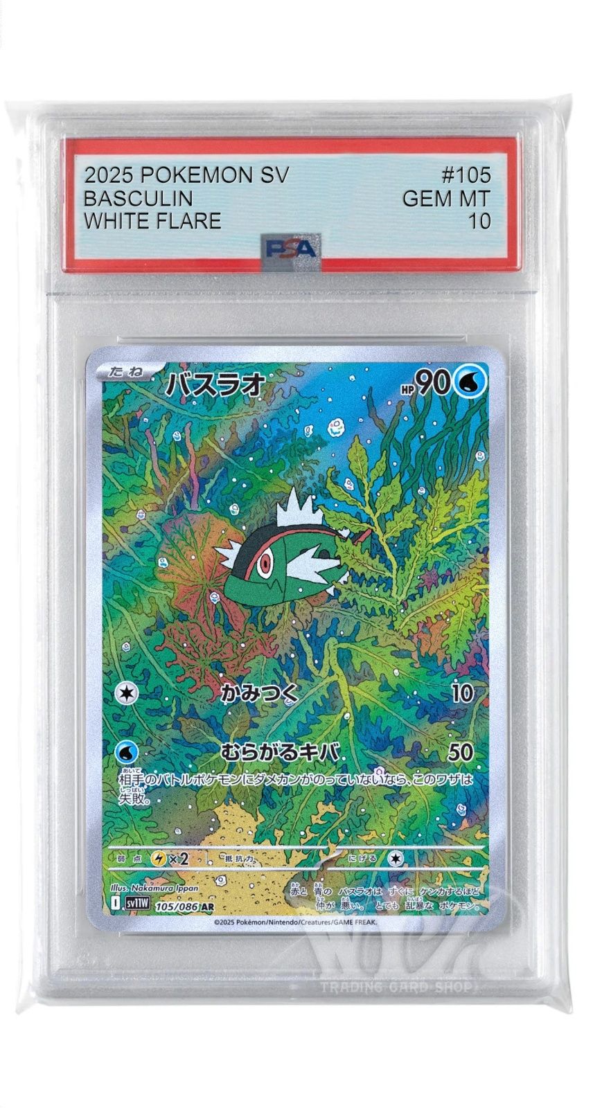 PSA10]バスラオ【AR】〈105/086〉 - メルカリ