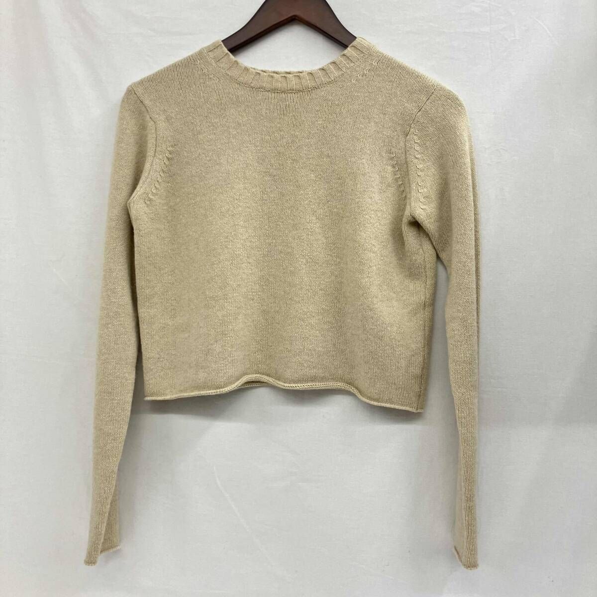 AURALEE|オーラリー|長袖ニット| ベージュ