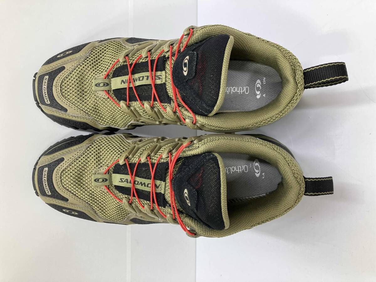 SALOMON スニーカー ACS 477312 25.5 cm カーキ