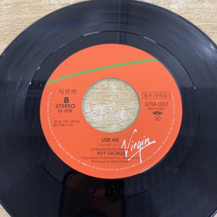 ○01)【1点限り!】【見本盤】Boy George/Everything I Own/ボーイ