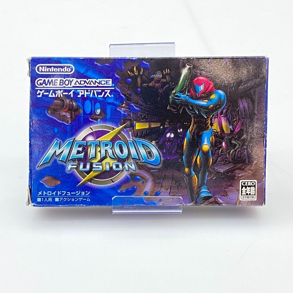 05 w 17610 任天堂 Nintendo ”メトロイドフュージョン METROIDO FUSION” ゲームボーイアドバンス ゲームソフト AGB AMTJ JPN 品