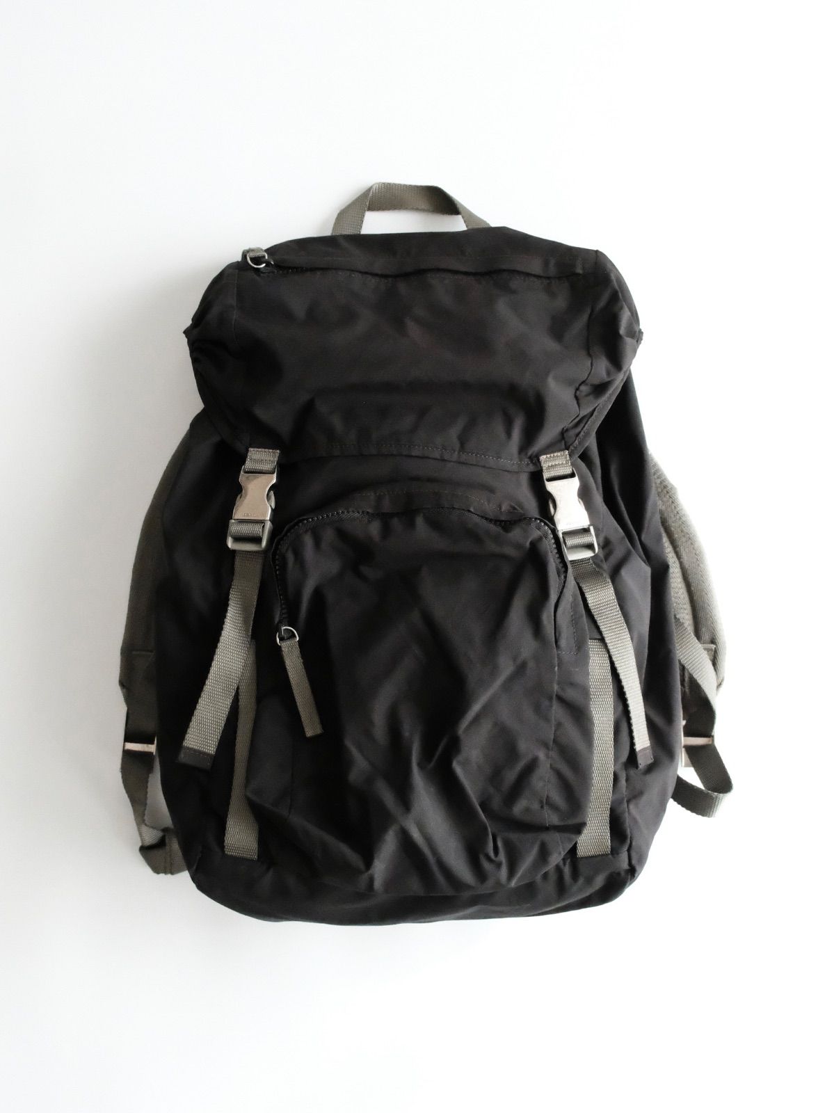 SS 2000-01 PRADA SPORT NYLON BACKPACK プラダアーカイブ プラダスポーツ バッグパック オールド archive ナイロンバッグ ショルダーバッグ ブラック