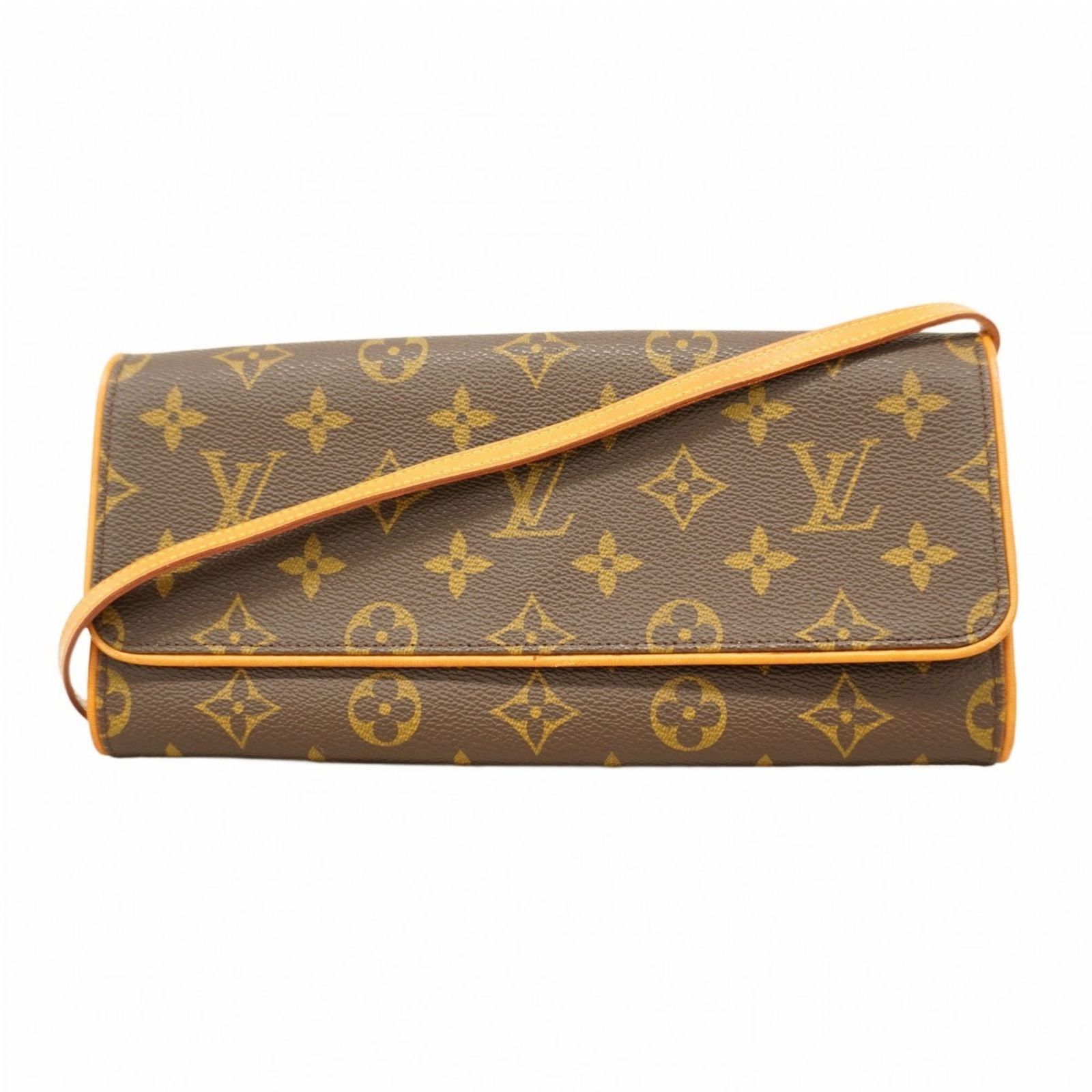 ルイ ヴィトン Louis Vuitton ショルダーバッグ モノグラム ポシェットツインGM M 51852 ブラウンレディース