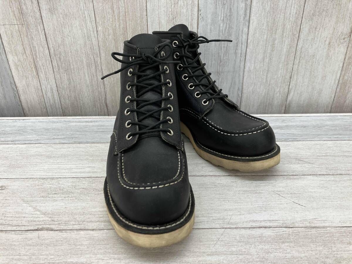 RED WING レッドウイング ワークブーツ MOC TOE CLASSIC BOOTS 25 cm メンズ 9075 ブラック