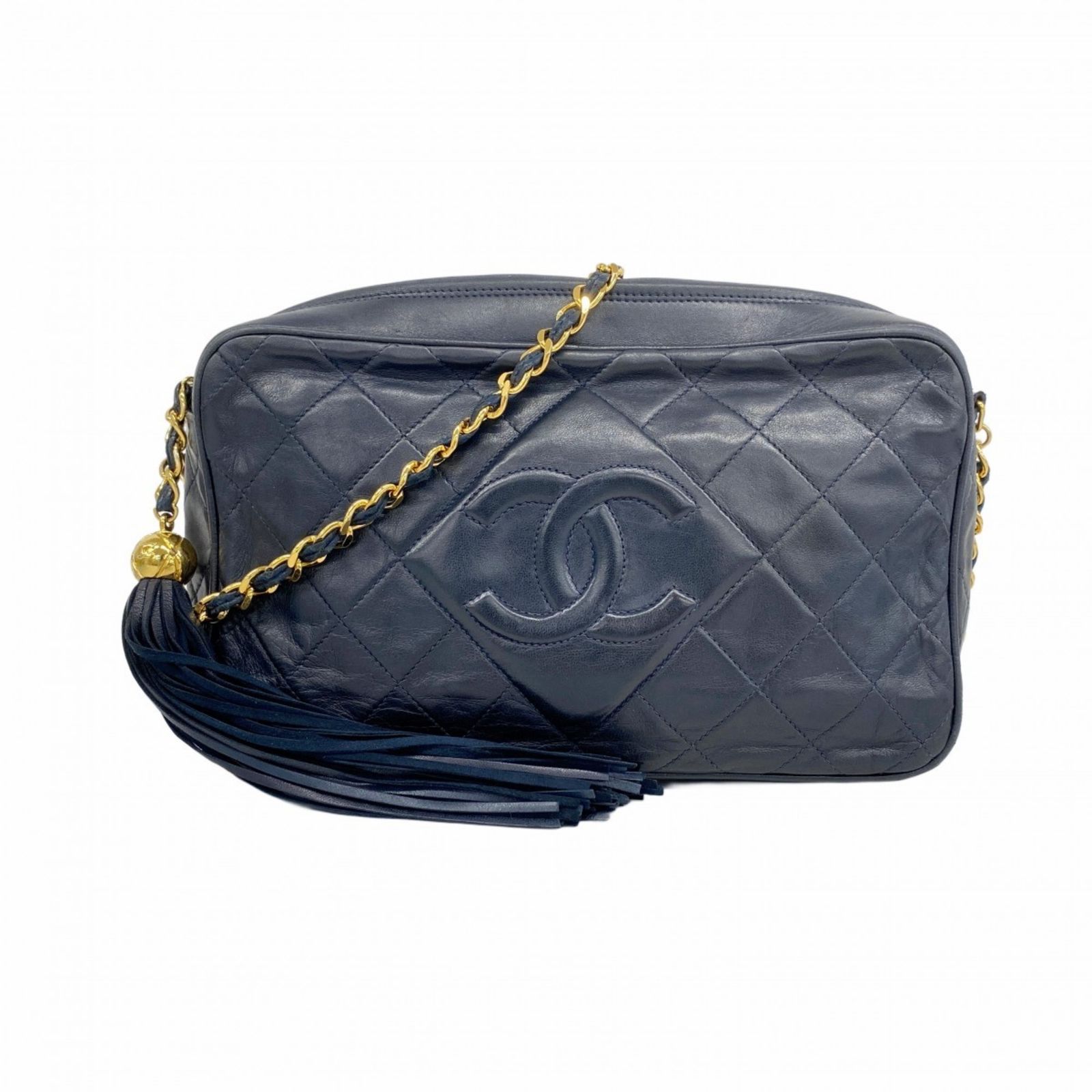 シャネル(Chanel) シャネル ショルダーバッグ マトラッセ 付きチェーン