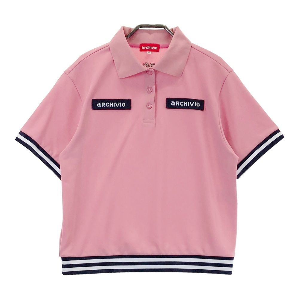アルチビオ　新品未使用22,000円淡ピンク半袖ウェア　S サイズ：38 ARCHIVIO アルチビオ 2024年モデル 半袖ポロシャツ ピンク