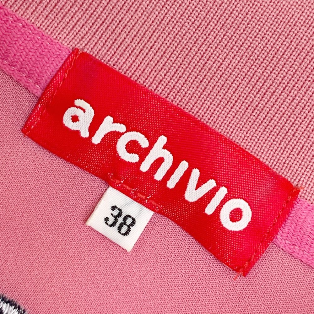 サイズ：38 ARCHIVIO アルチビオ 2024年モデル 半袖ポロシャツ ピンク