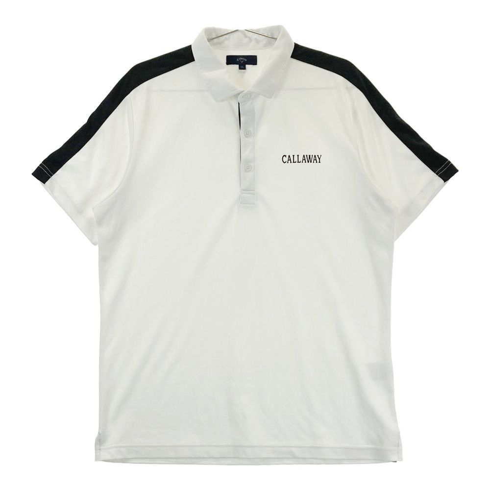 Callaway ☆ポロシャツ☆新品・未使用☆ サイズ：LL CALLAWAY キャロウェイ 2024年 半袖ポロシャツ ホワイト系