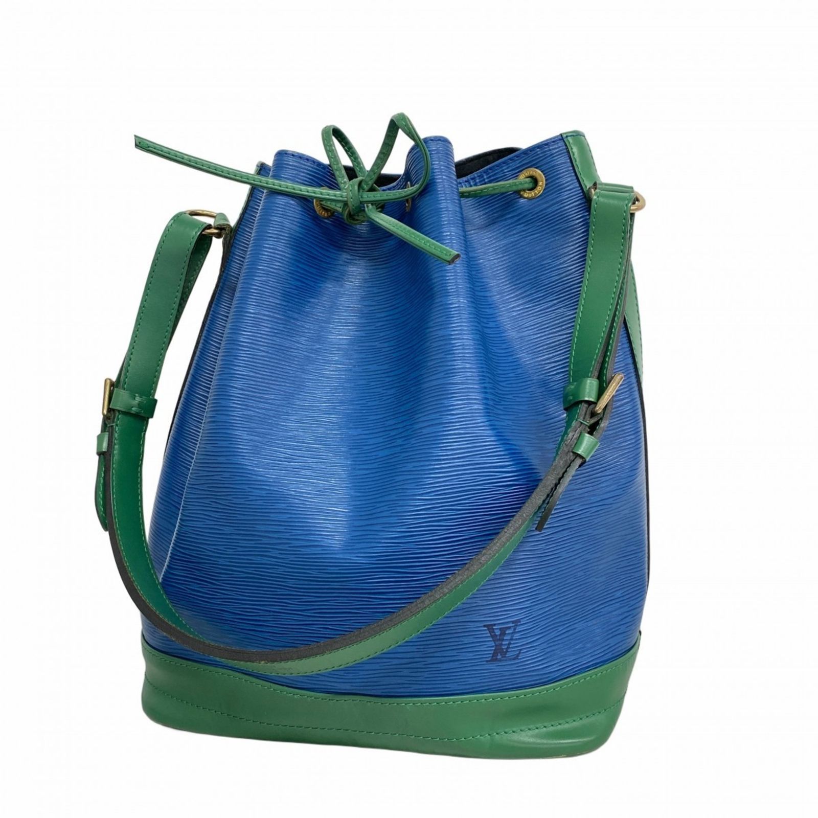 ルイ ヴィトン Louis Vuitton ショルダーバッグ エピ ノエ M 44044 トレドブルー ボルネオグリーンレディース