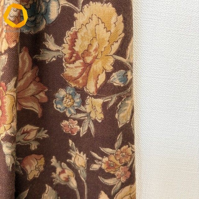 anc バーバリー セットアップ 9 AR 茶系 花柄 ヴィンテージ イタリア製生地 レディース 984099 コーデ提案 スカートセットアップ 