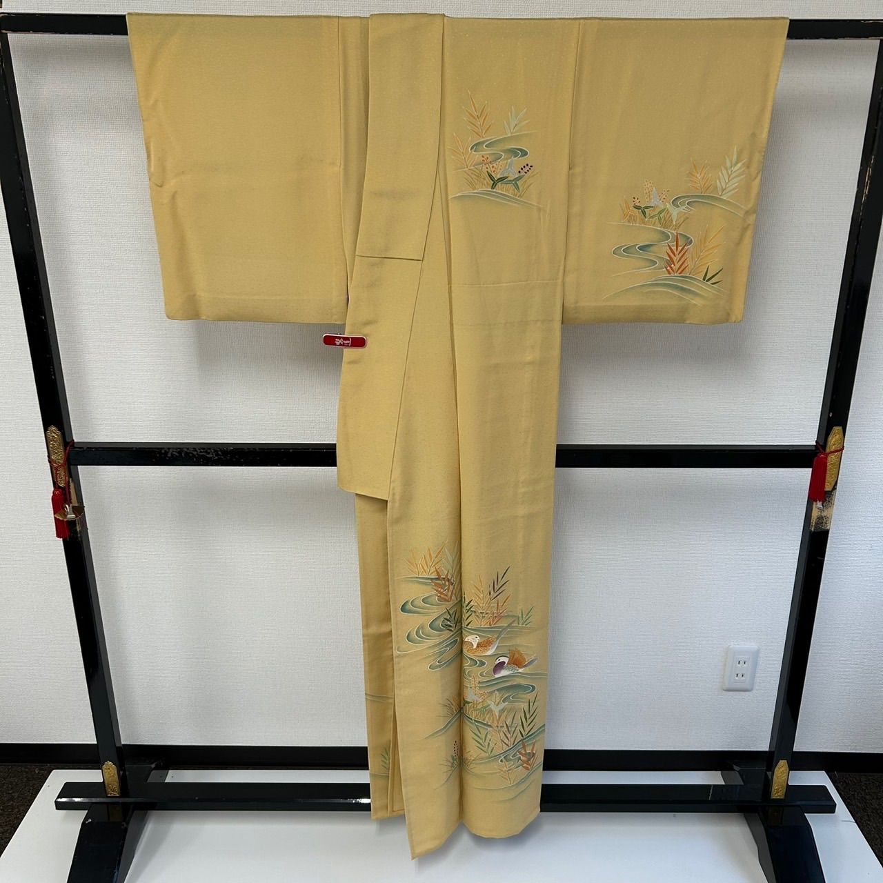 メルカリ祭！土日セール！uni&co ユニアンドコー　レアカモ 付下げ 単衣 オシドリ 三つ紋 正絹 着物 MK-2869 - メルカリ