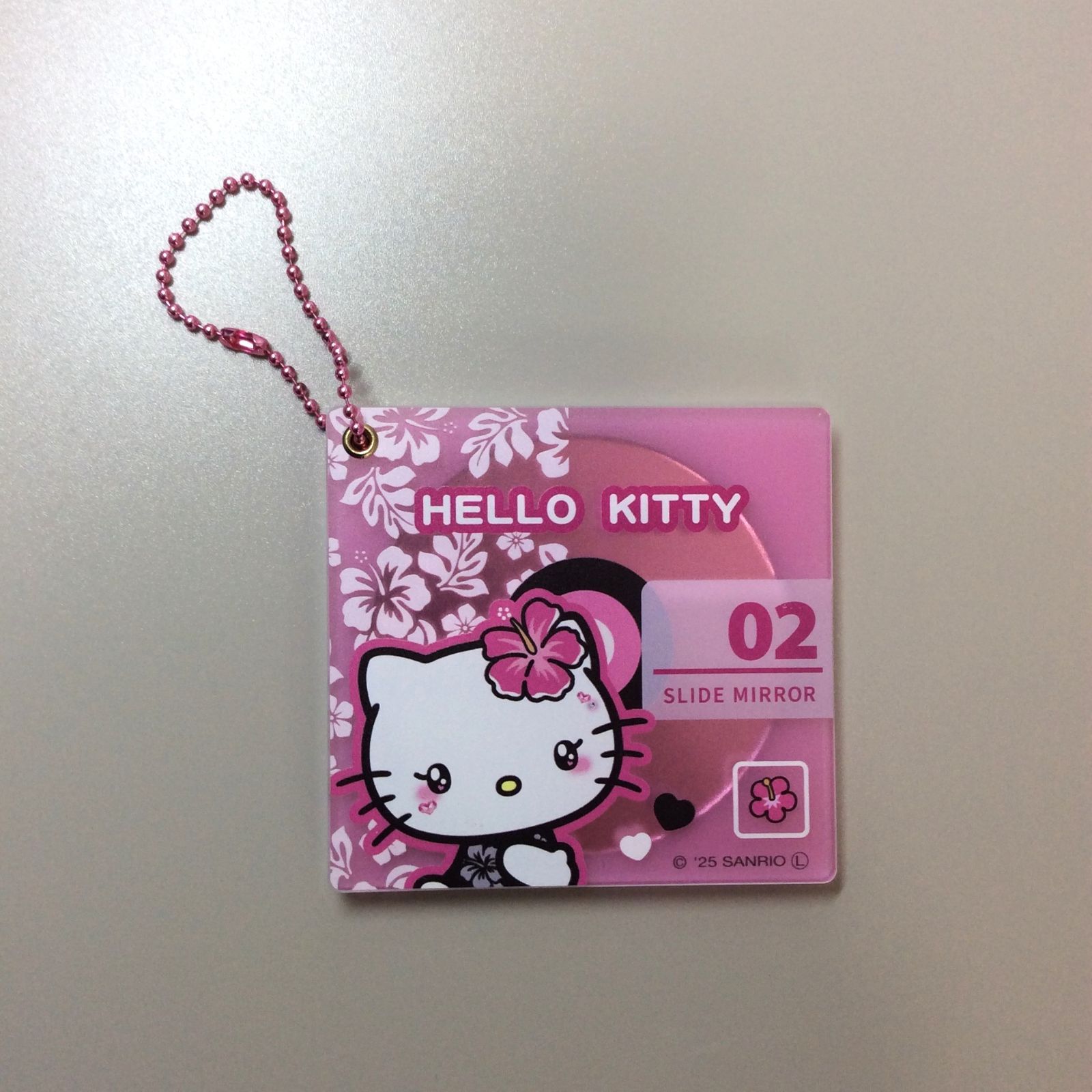a354【新品・未使用品】ハローキティ スライドミラー MD型 Disc風