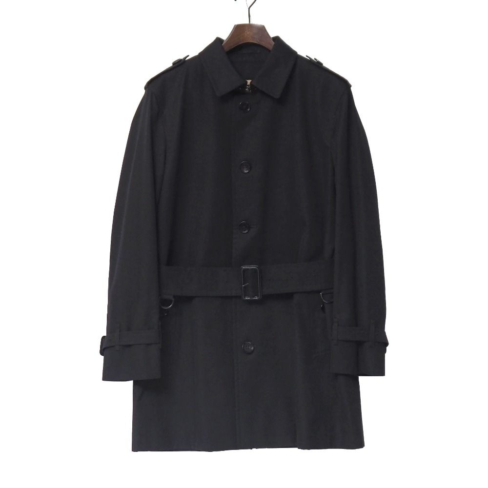 バーバリー トレンチコート サイズM 裏地 チェック ベルテッド ミドルコート ブランド古着 RA 6931