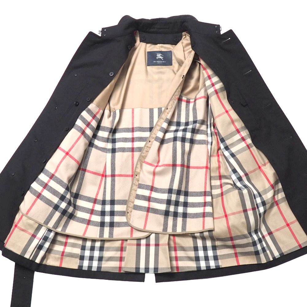 □美品□BURBERRY バーバリー トレンチコート サイズM 裏地  