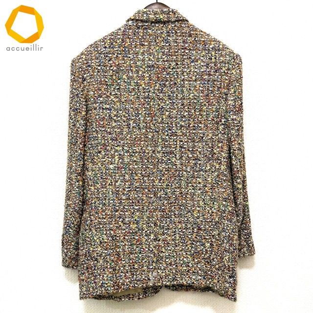 wnc カネコイサオ KANEKO ISAO ジャケット マルチ ツイード 金ボタン