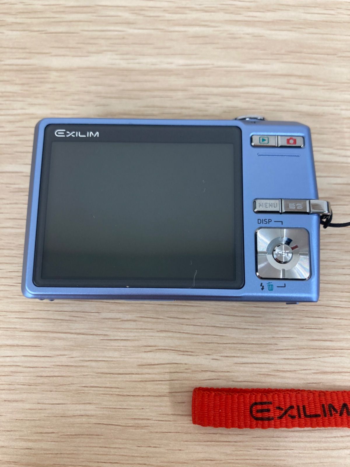 ○ 3 通電未確認 CASIO EXILIM EX-Z600 ブルー デジタルカメラ