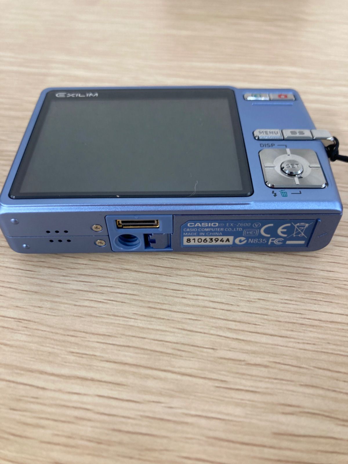 ○ 3 通電未確認 CASIO EXILIM EX-Z600 ブルー デジタルカメラ