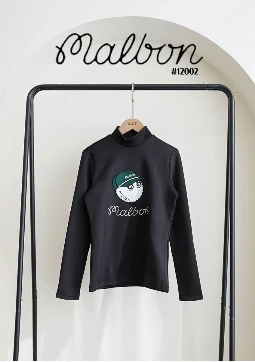 マルボンゴルフ レディース グリーン ベースボールキャップ 弱起毛 モクネック Tシャツ