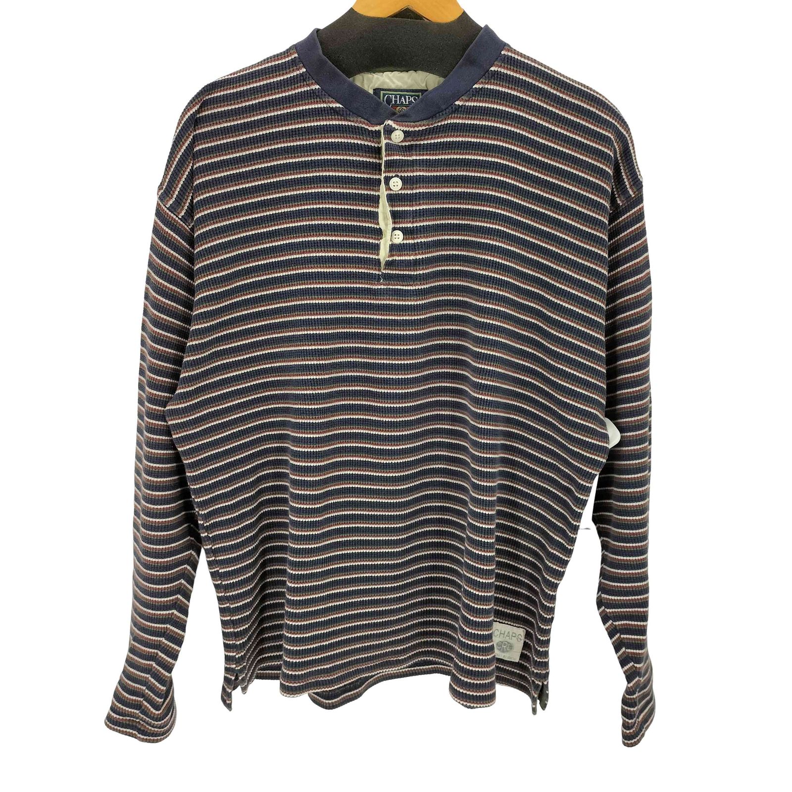 チャップスラルフローレン CHAPS RALPH LAUREN 80S ヘンリーネック