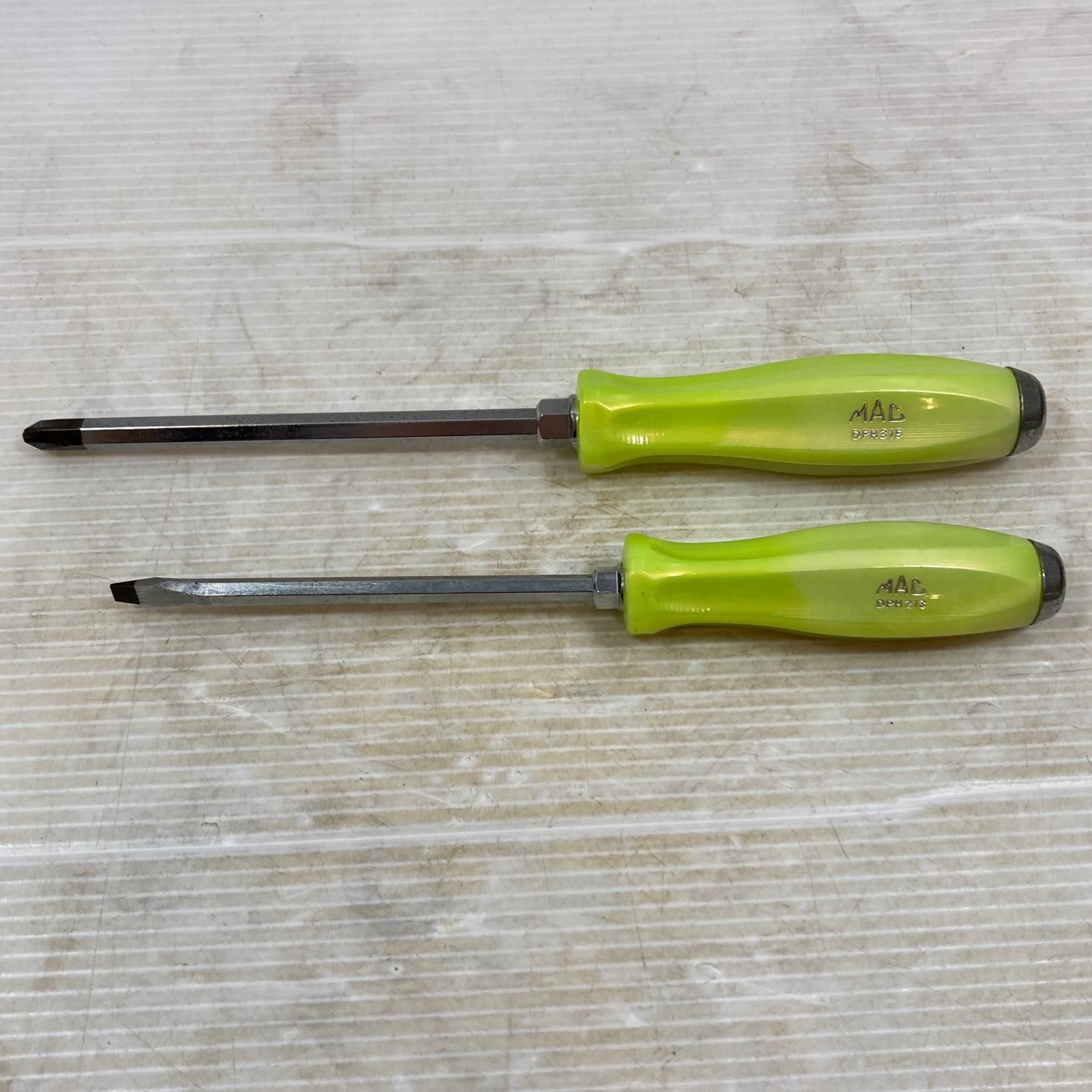 κκMAC TOOLS マック ハンドツール ドライバー 2本セット DPH 315|DPH 213 ライムキャンディ