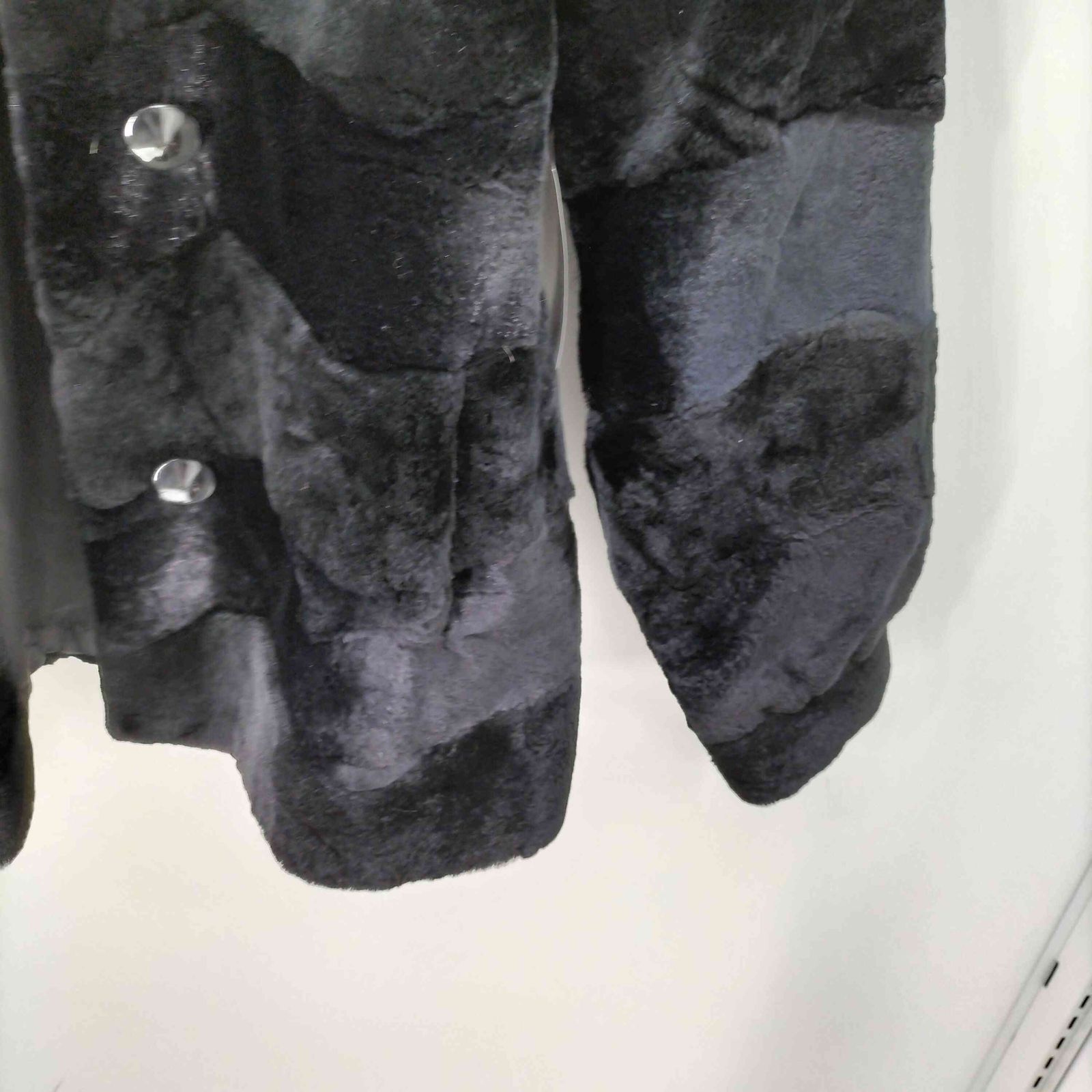 ユーズドフルギ USED古着 ファー ミドル丈 コート レディース JPN：11