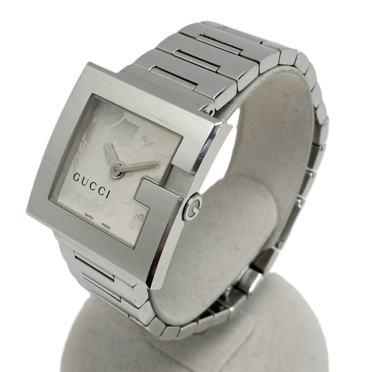 GUCCI グッチ フローラ 花柄 108 シルバー クォーツ メンズ 腕時計