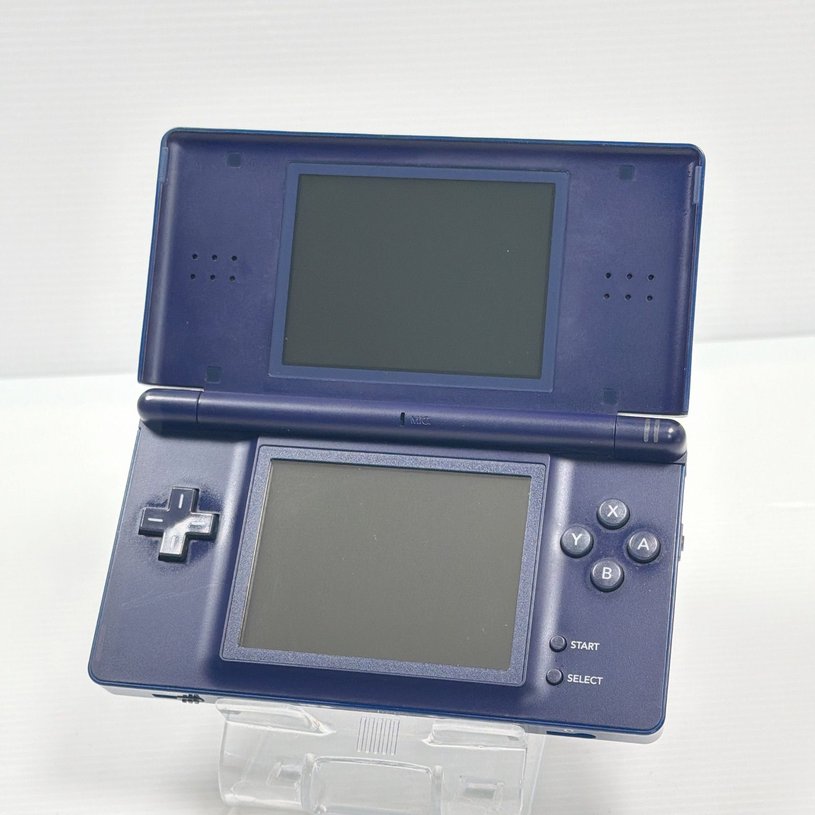 美品 ニンテンドー DS Lite エナメルネイビー ボタンゴム交換済み
