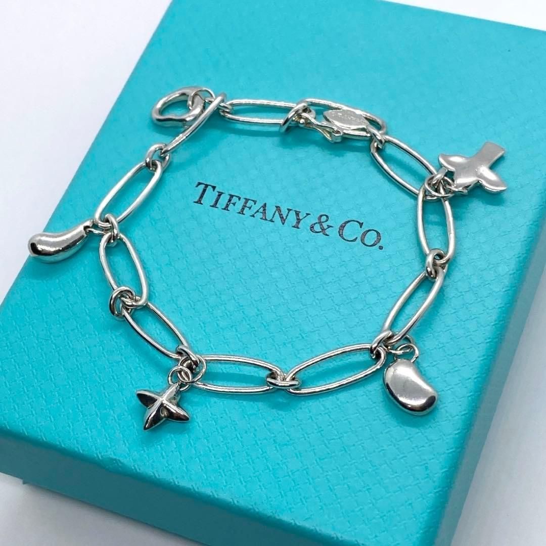 Tiffany & Co./ エルサペレッティ 5チャーム ブレスレット925 - メルカリ