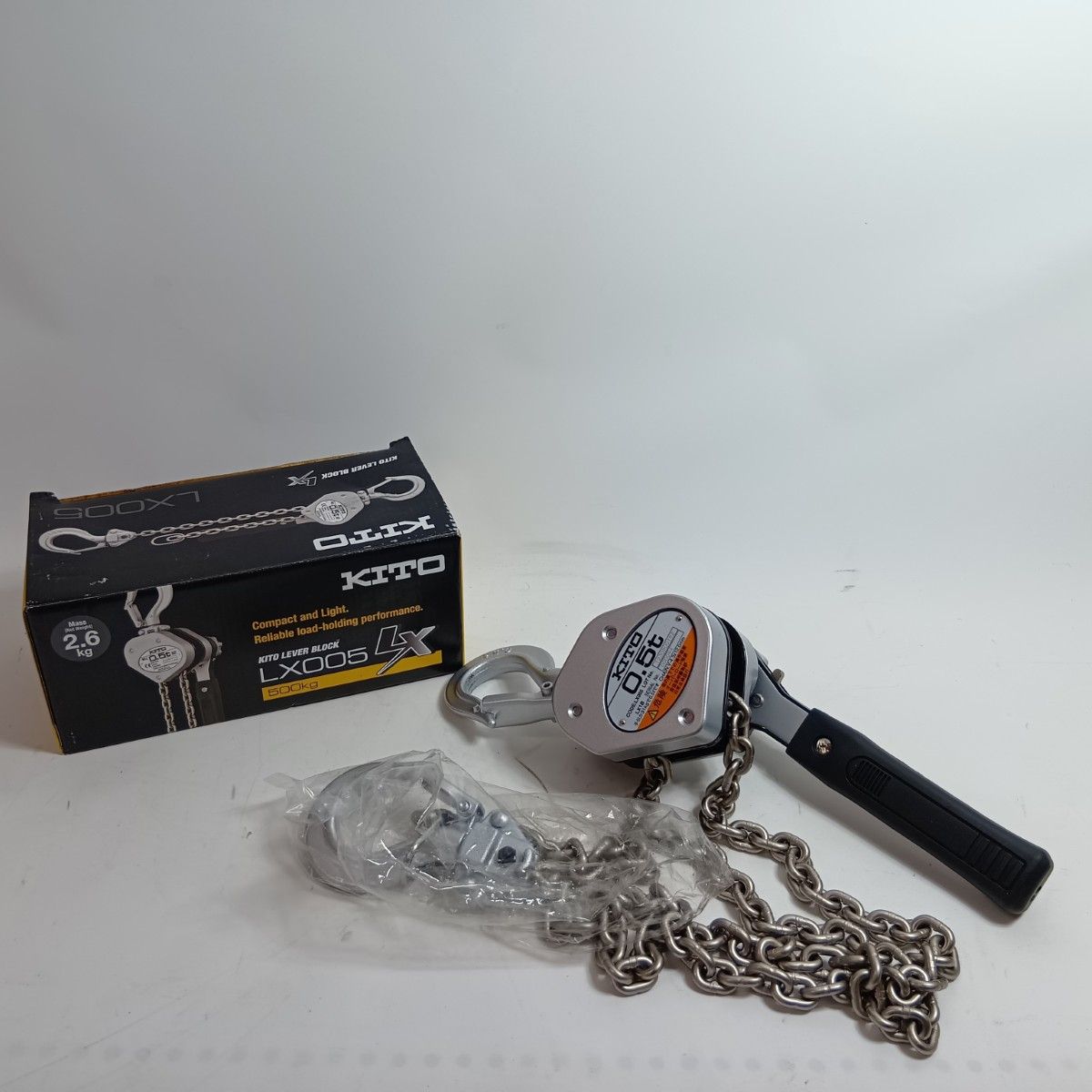 KITO キトー レバーブロック LX005 未使用品(S) 本体のみ 【公式通販】