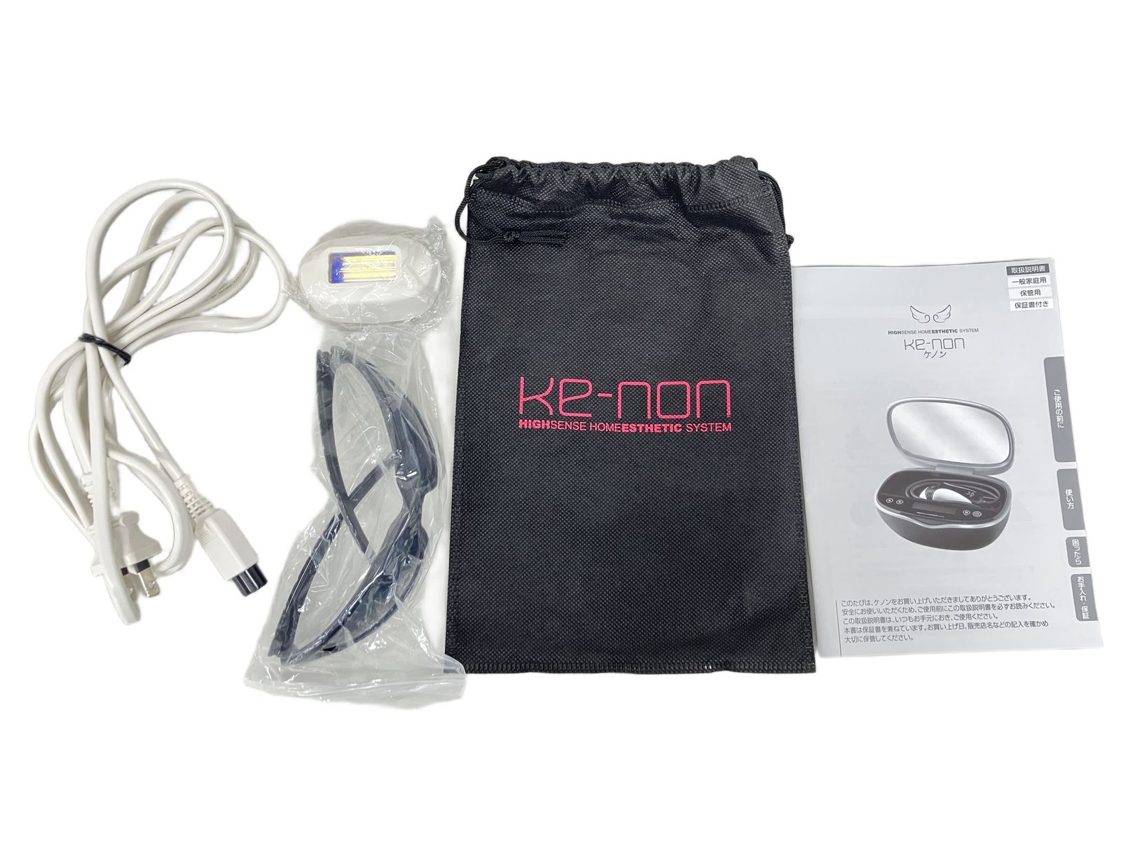 エムテック Ke-non ケノン NIPL-2080 家庭用 フラッシュ式脱毛器 2025年製 ブラック 美容