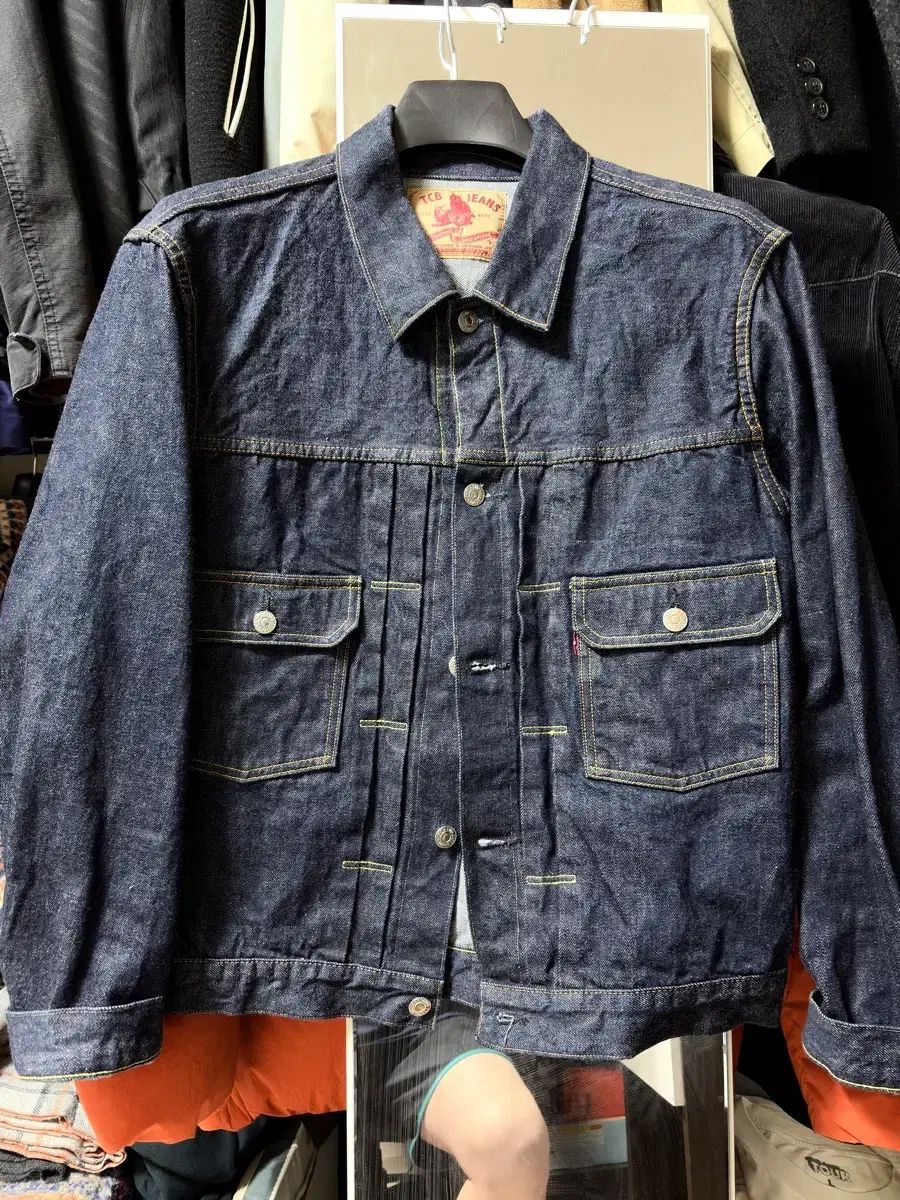 tcbジーン 50 s デニムトラッカージャケット 46