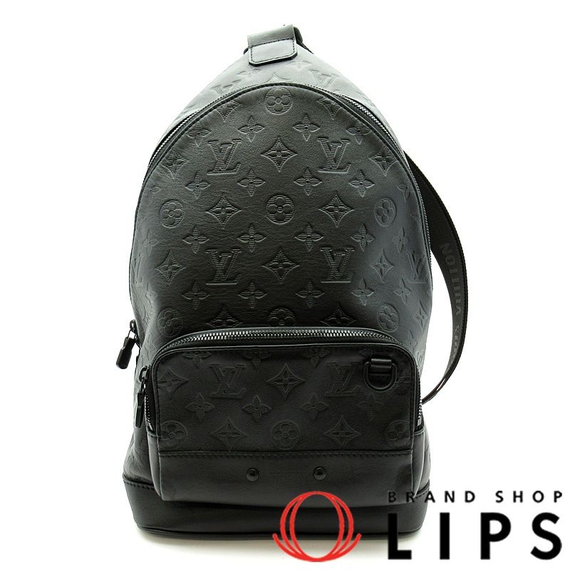 ルイ ヴィトン レーサースリングバッグ M 46107 モノグラムシャドウ レディース ボディバッグ ノワール