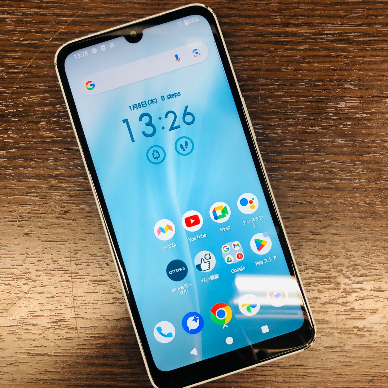 訳あり品 au arrows we 2 FCG 02 SIMロック解除済み