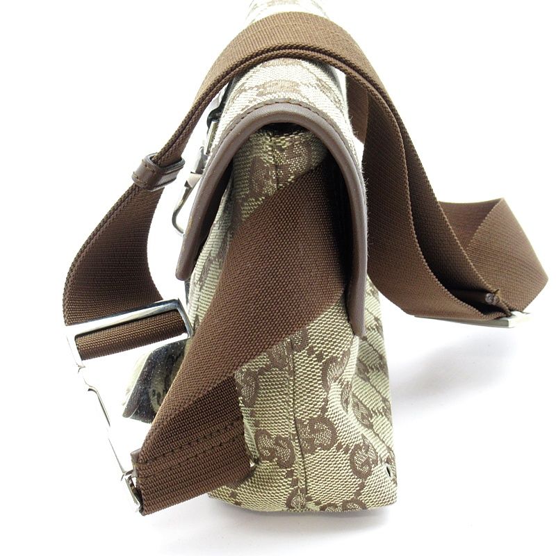 ✨️美品 グッチ ウエストポーチ ボディバッグ GGキャンバス 92543 グッチ ウエストポーチ 92543 GGキャンバス/レザー レディース