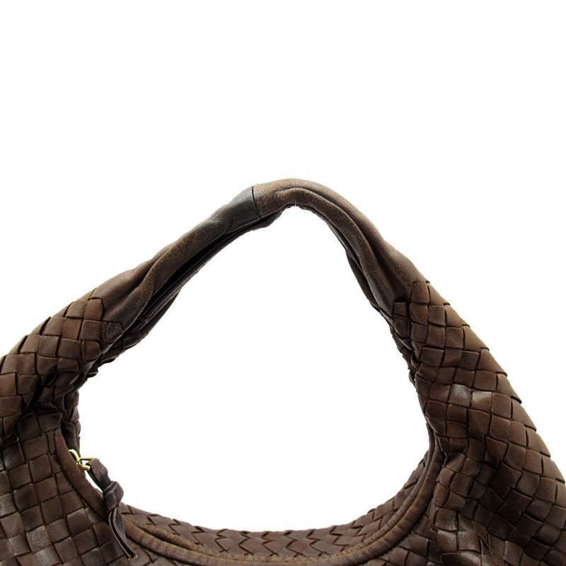 ボッテガヴェネタ ホーボー イントレチャート ワンショルダーバッグ ブラウン 駅南やまご質店オンラインショップ / ボッテガヴェネタ イントレ