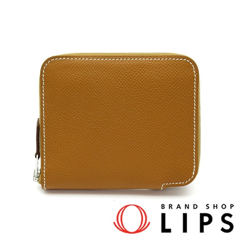 エルメス アザップコンパクト シルクイン ヴォーエプソン レディース ゴールド