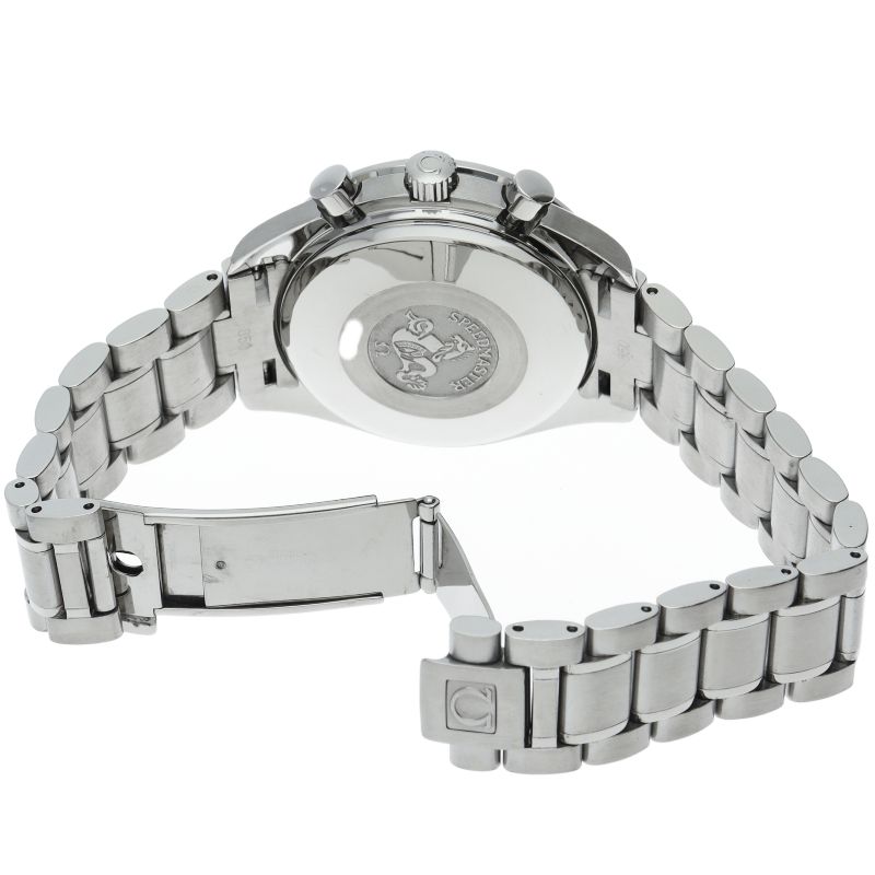  オメガ スピードマスター トリプルカレンダー クロノグラフ 39 mm OH済 3523.80 SS メンズ時計 ブルー OH 仕 その他 時計