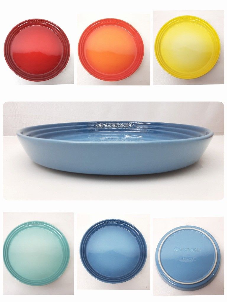 26 k 007 h ♥品 LE CREUSET ル クルーゼ ネオ ラウンド プレート 22 cm セット