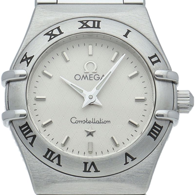 オメガ コンステレーション ミニ 22.5 mm 1562.30 箱 保証書 SS レディース時計 シルバー 仕上げ済 中