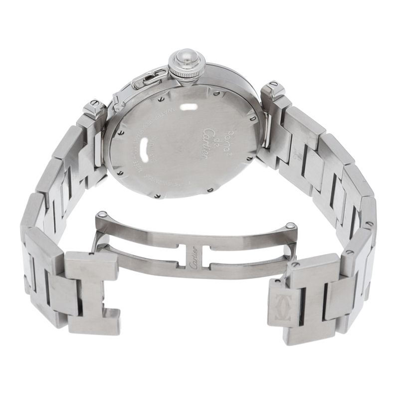  カルティエ パシャC ウォッチ SS メンズ時計 ブラック 仕上げ済 その他 時計