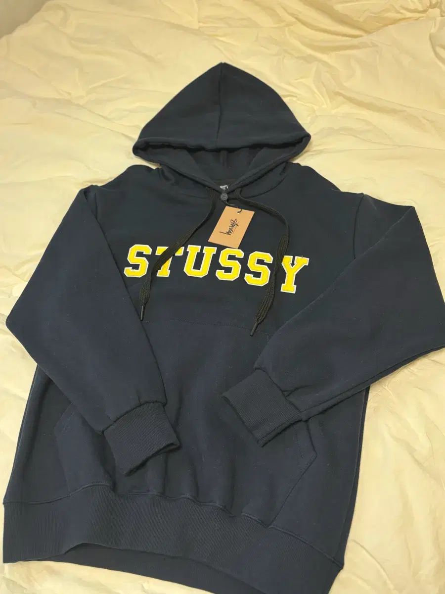 STUSSY 裏起毛 ネイビー COLOR WHOood