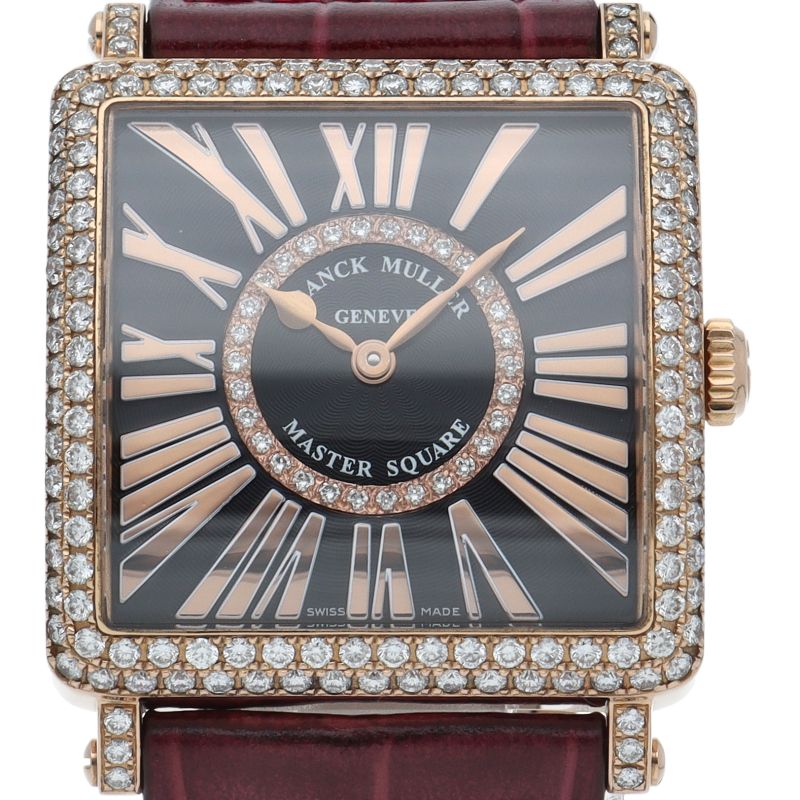 フランク ミュラー マスタースクエア ウォッチ ダイヤベゼル ダイヤ