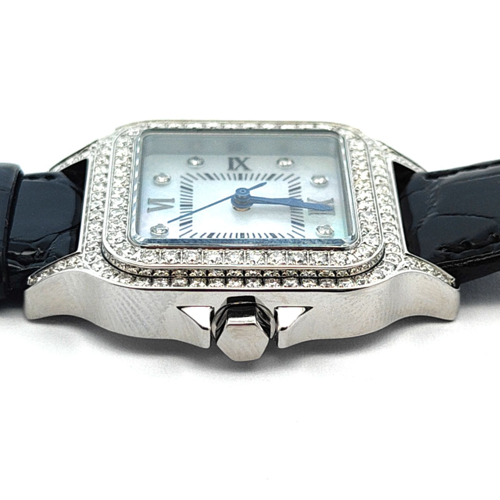  レディース時計 Lunage 天然ダイヤモンド1.00 ct付き 腕時計(クォーツ) 腕時計(アナログ)