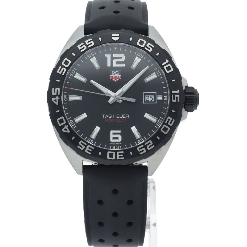  タグ ホイヤー フォーミュラ1 ウォッチ WAZ 1110.FT 8023 箱 保証書 SS|ラバー メンズ時計 ブラック 仕上げ済 その他 時計