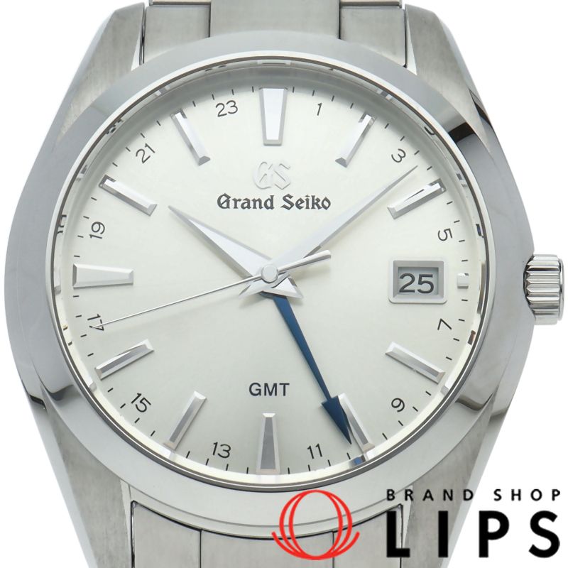 セイコー グランドセイコー クォーツ GMT 40 mm ヘリテージコレクション SBGN 011|9 F 86-0 AF 0 箱 保証書 S