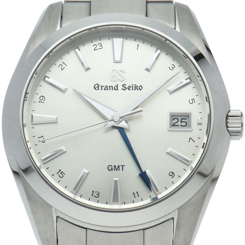 セイコー グランドセイコー クォーツ GMT 40 mm ヘリテージコレクション SBGN 011|9 F 86-0 AF 0 箱 保証書 S