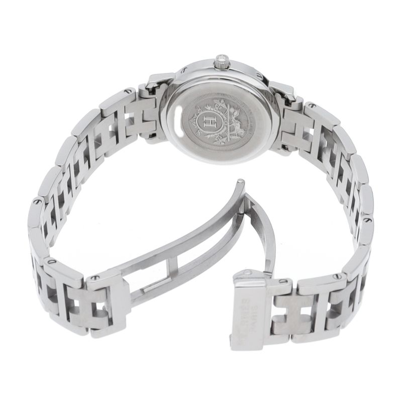  エルメス クリッパー レディース時計 CL 4 210 SS ホワイト 仕上げ済 その他 時計