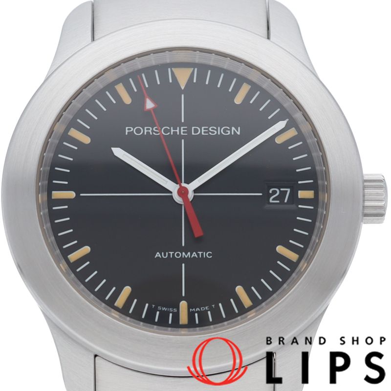 ポルシェデザイン by エテルナ ウォッチ 6602.41 保証書 SS メンズ時計 ブラック 仕上げ済