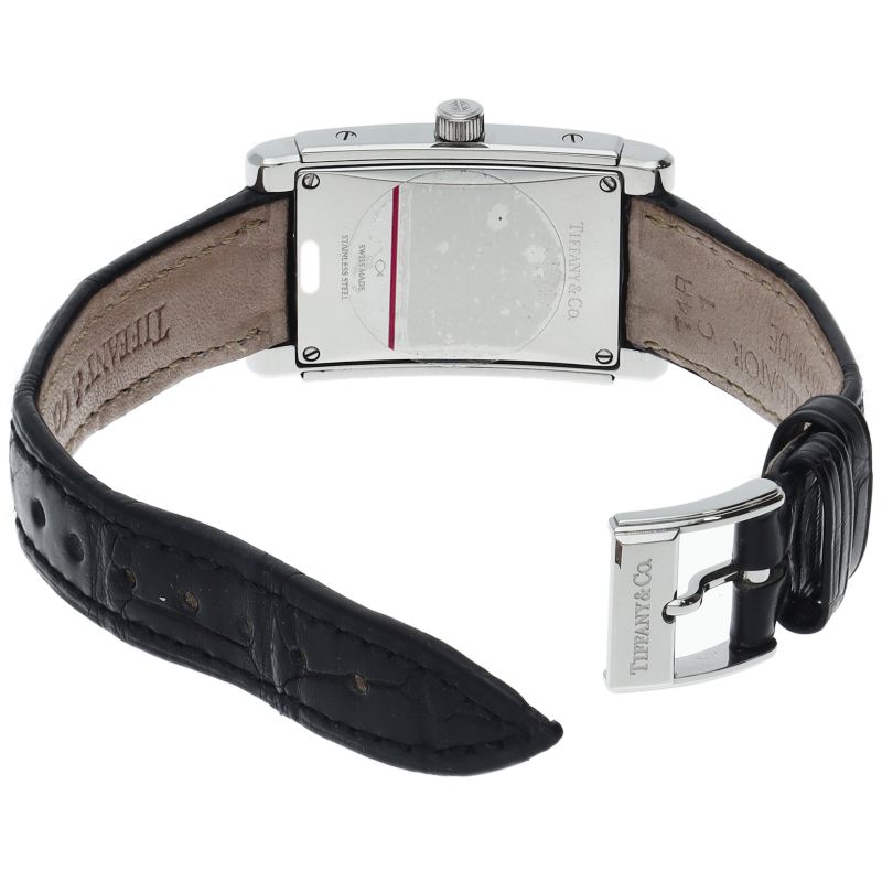  ティファニー グランド スモールセコンド レディース時計 ダイヤベゼル Z 0035.13. SS|革 レディー その他 時計